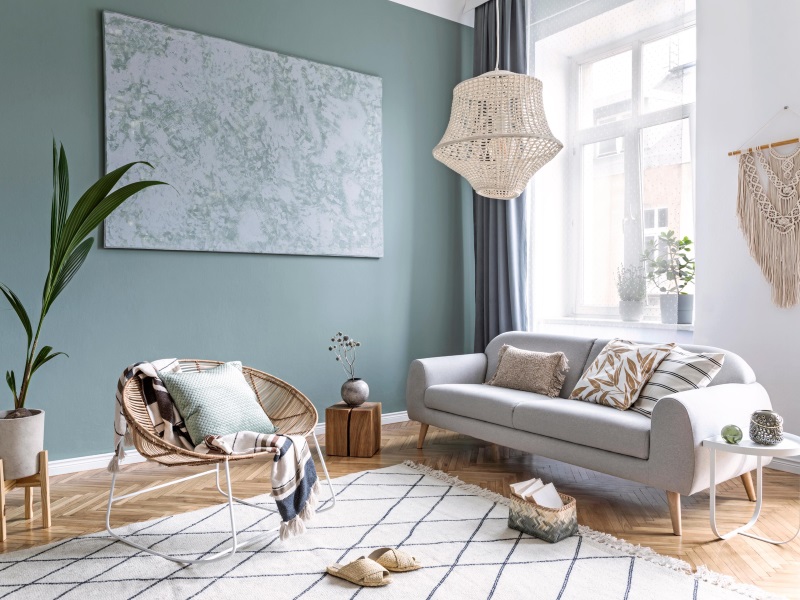Die perfekte Wandfarbe für das Wohnzimmer | düfa.de
